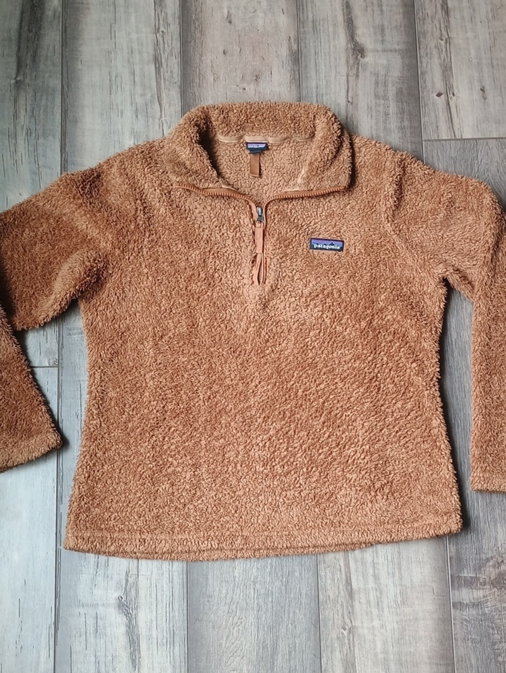Patagonia Women's Sherpa Quarter-Zip Pullover - Chestnut Brown